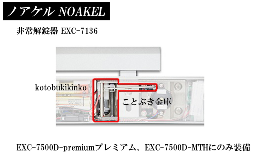 最大80%OFFクーポン 鍵の卸売りセンター 店NOAKELノアケル 非常解錠器付 電話解錠器なし ＭＴＨ